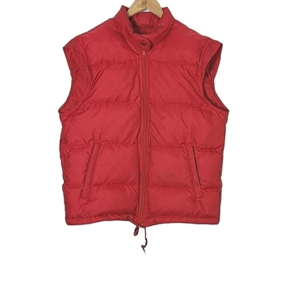 Vintage 80s Eddie Bauer Red Goose Down Vest Women's Size M